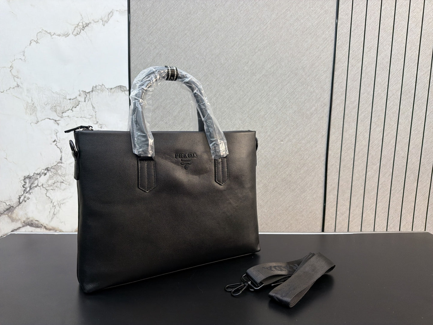 Prada Leather Briefcase