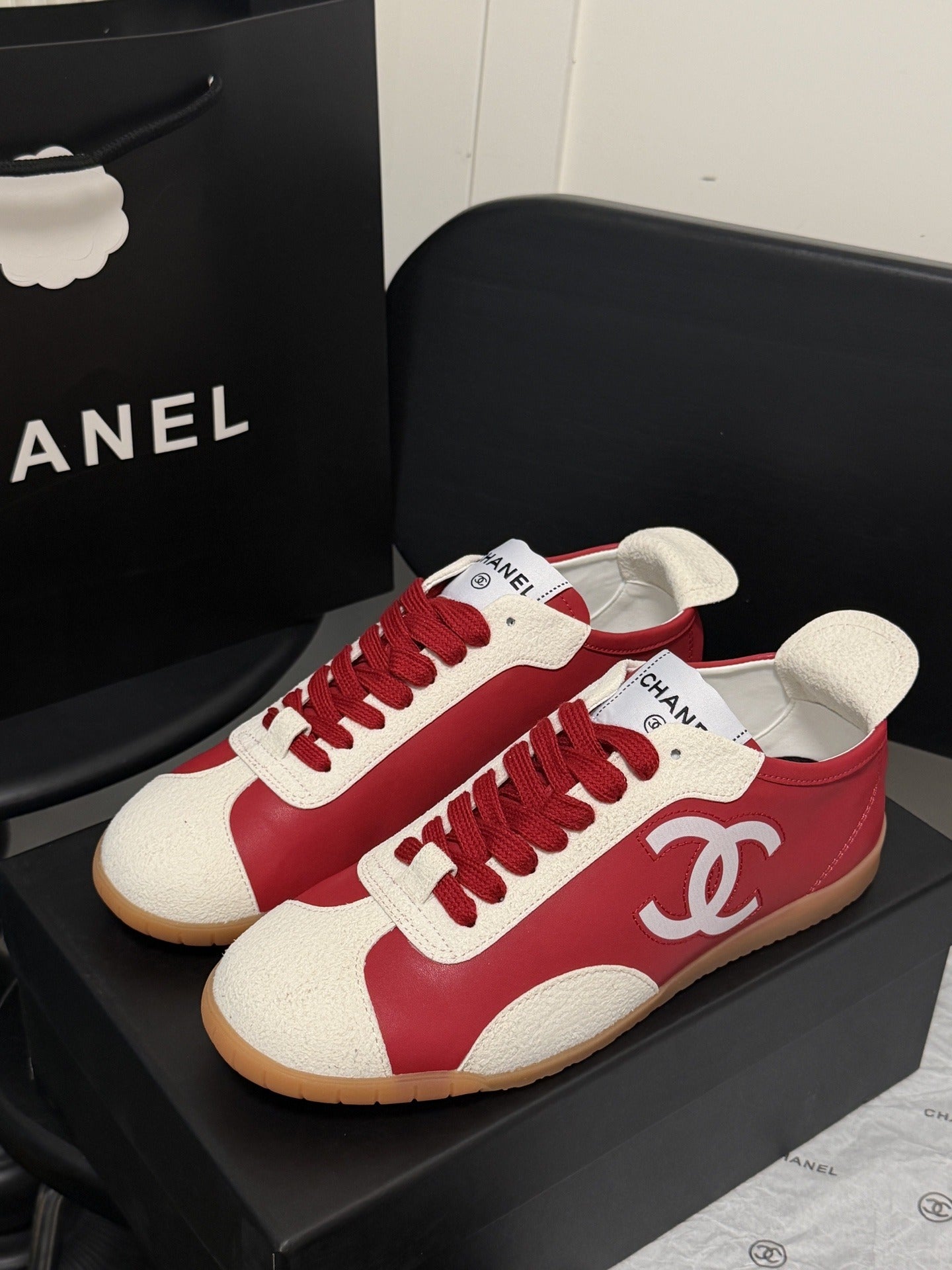 Chanel Leather Sneakers