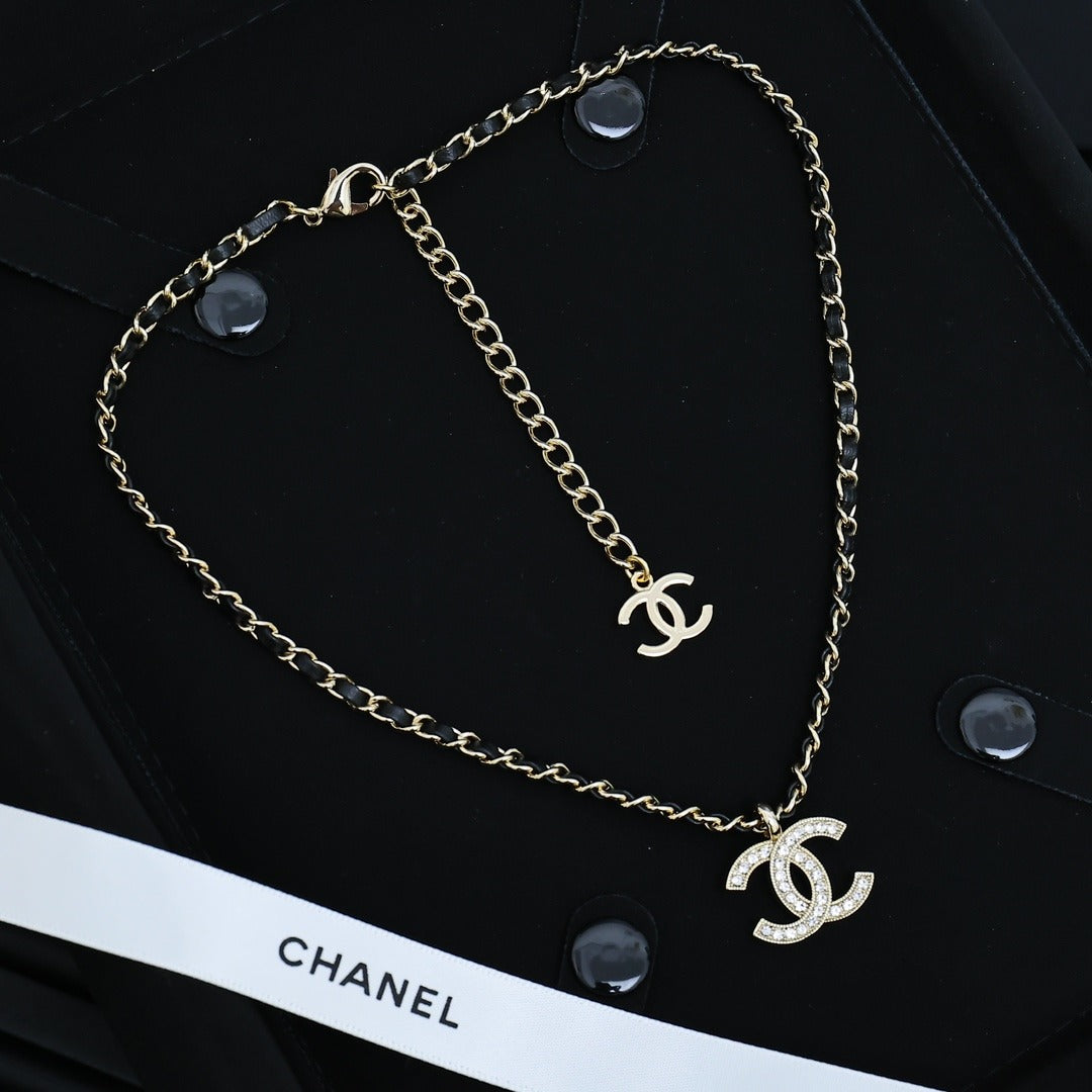 Chanel Logo Necklace