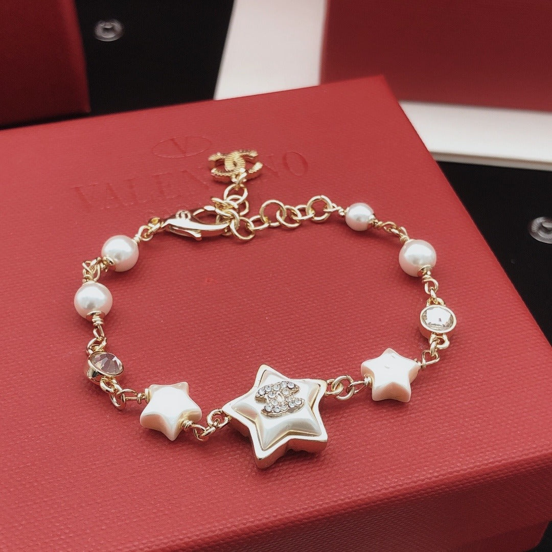Chanel Brass Star Bracelet