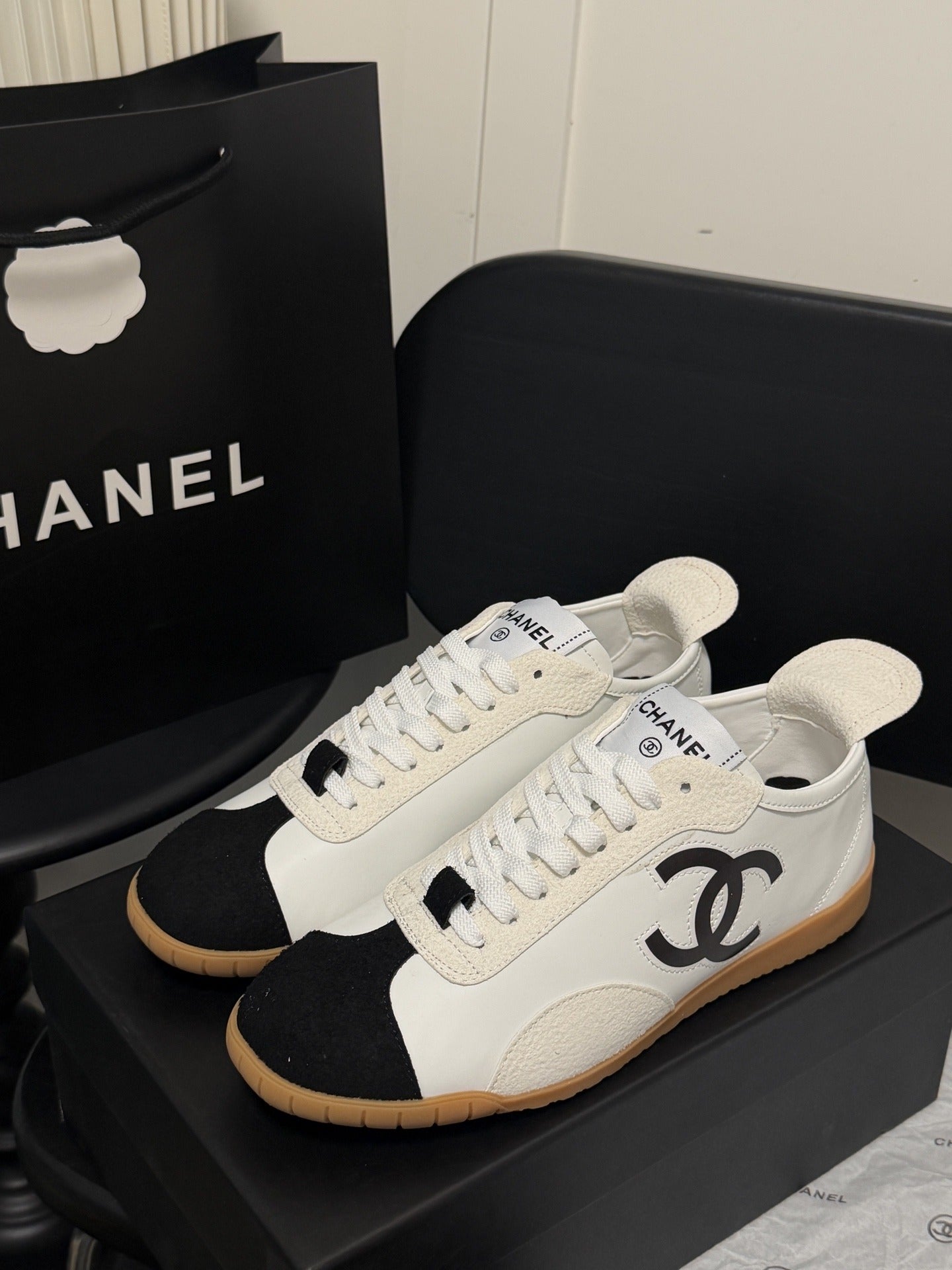 Chanel Leather Sneakers