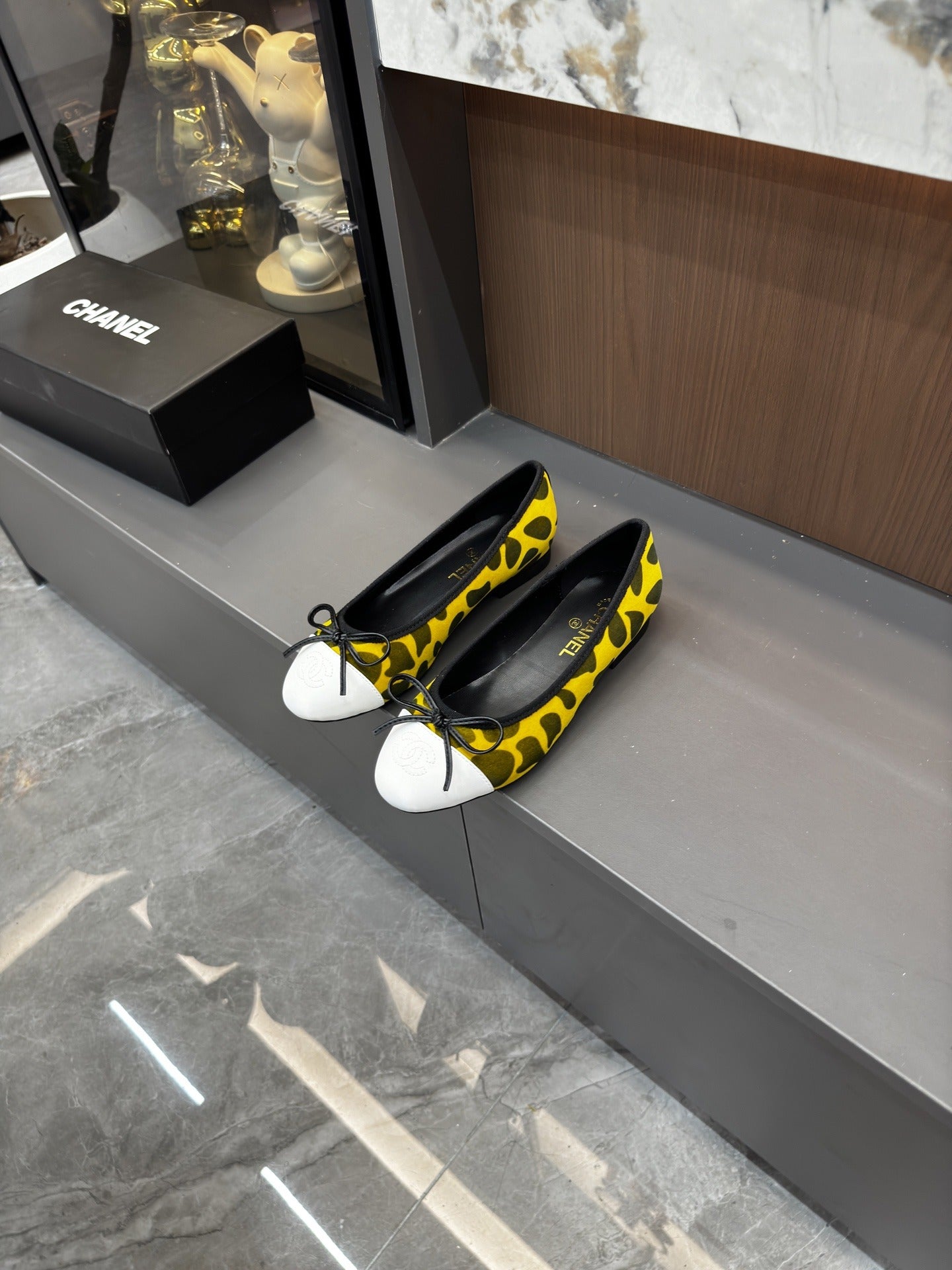 Chanel Lambskin Leather Bow Shoes