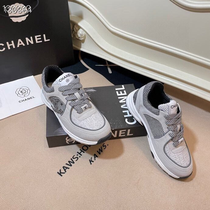 Chanel Leather Logo Shoes