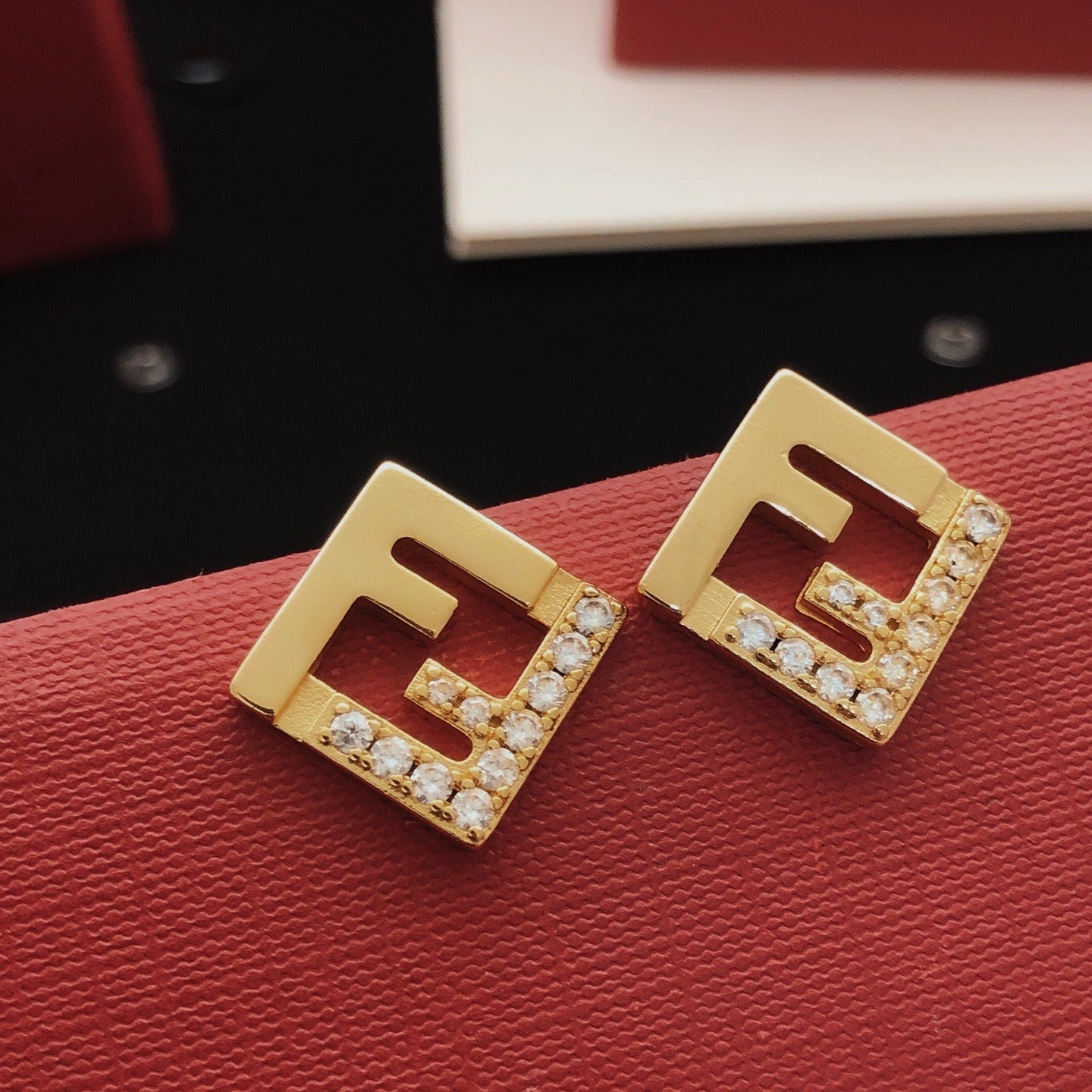 Fendi Brass Earrings