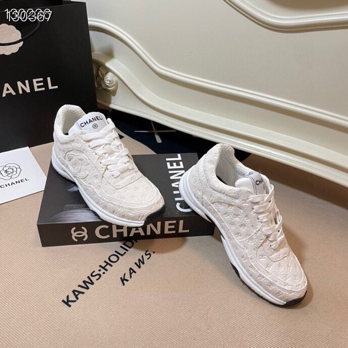 Chanel Leather Logo Shoes