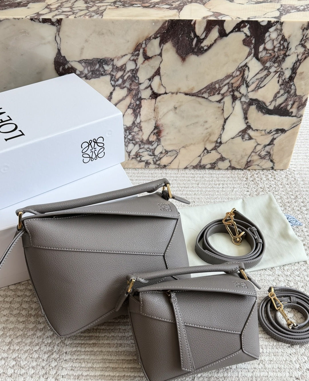 Loewe Leather Puzzle Handbag