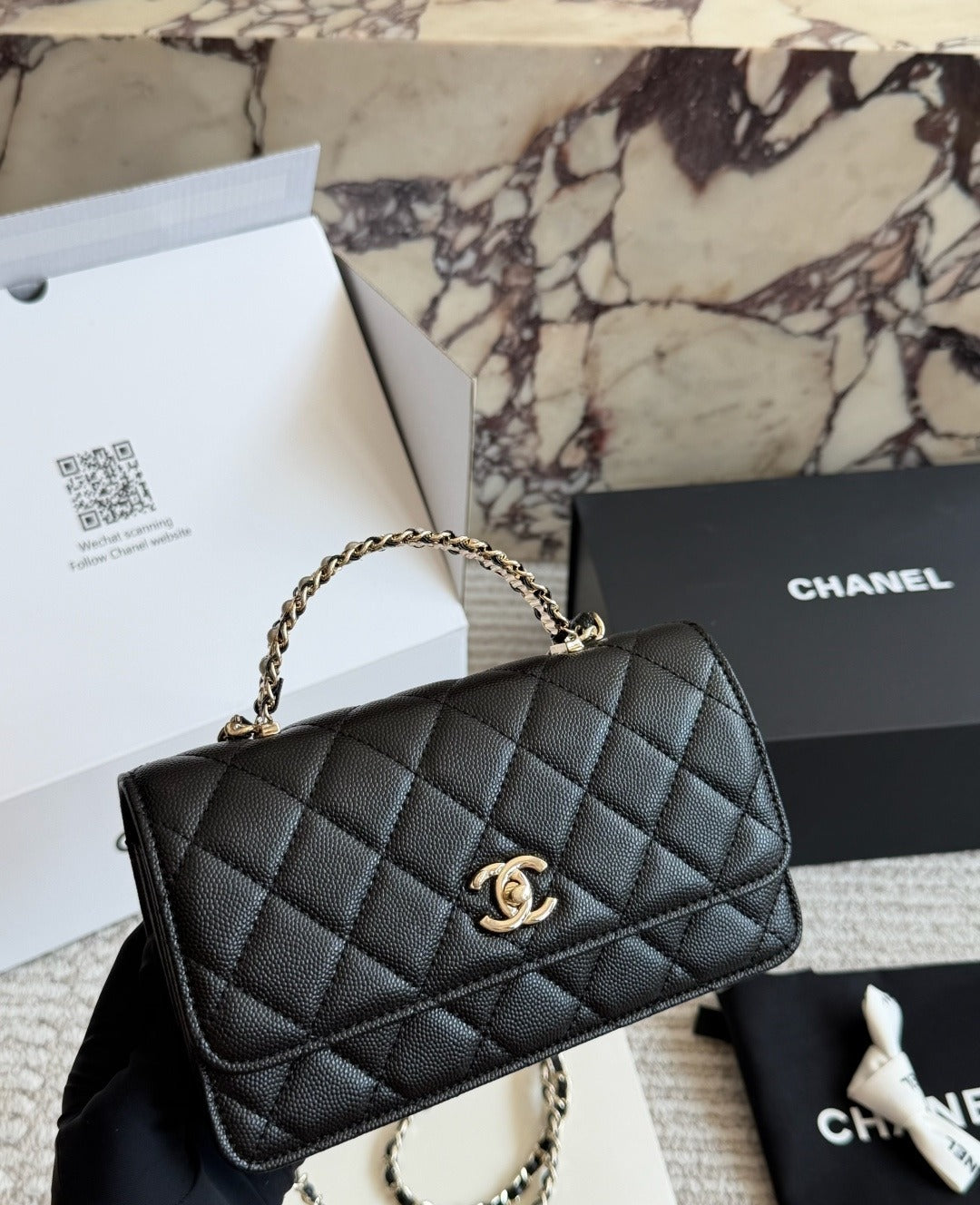 Chanel Pearl Handbag