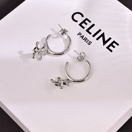 Celine Brass Earrings