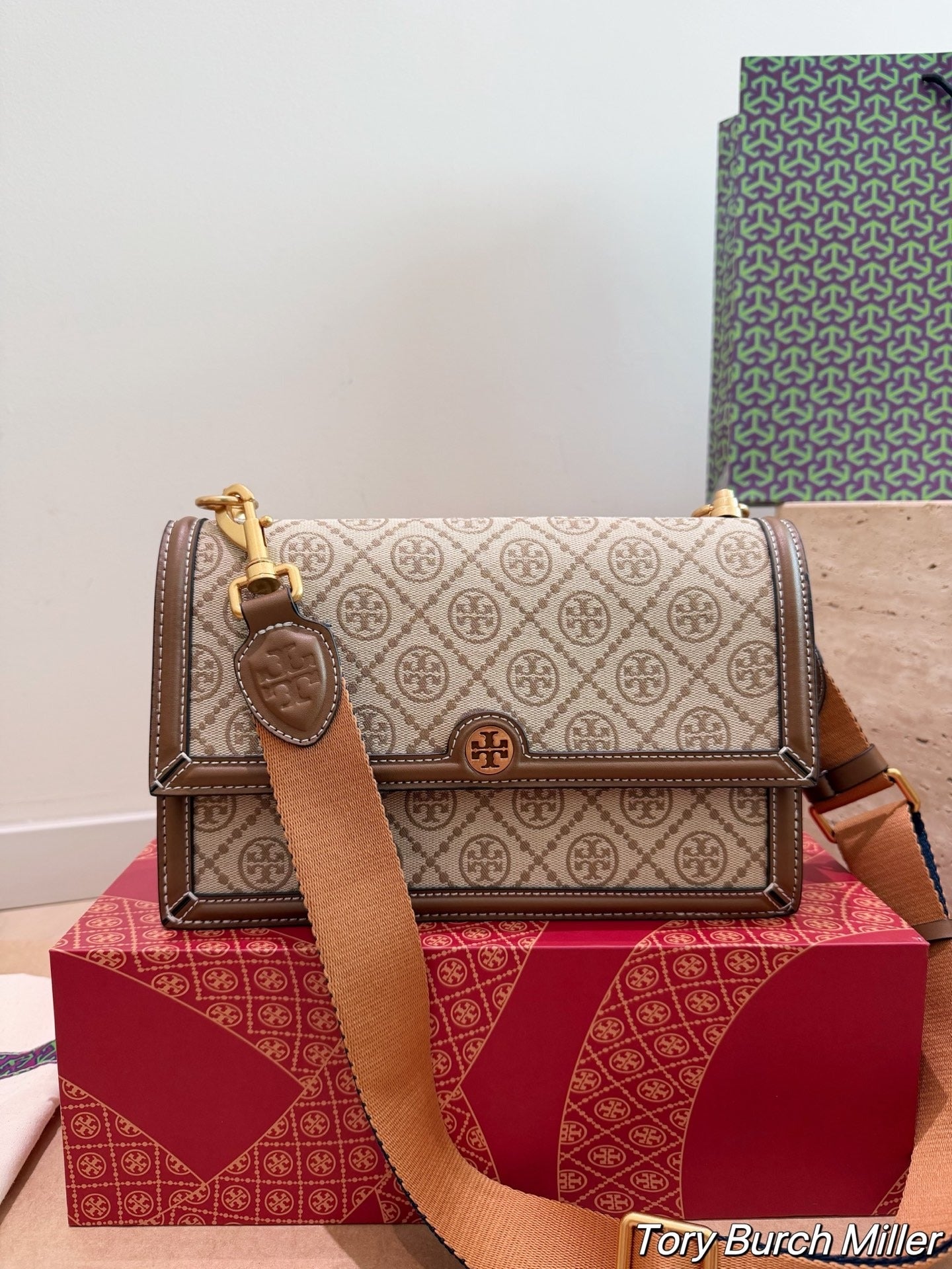 Tory Burch Monogram Handbag