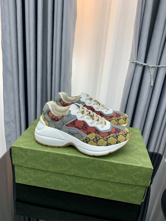 Gucci Lambskin Leather Sneakers