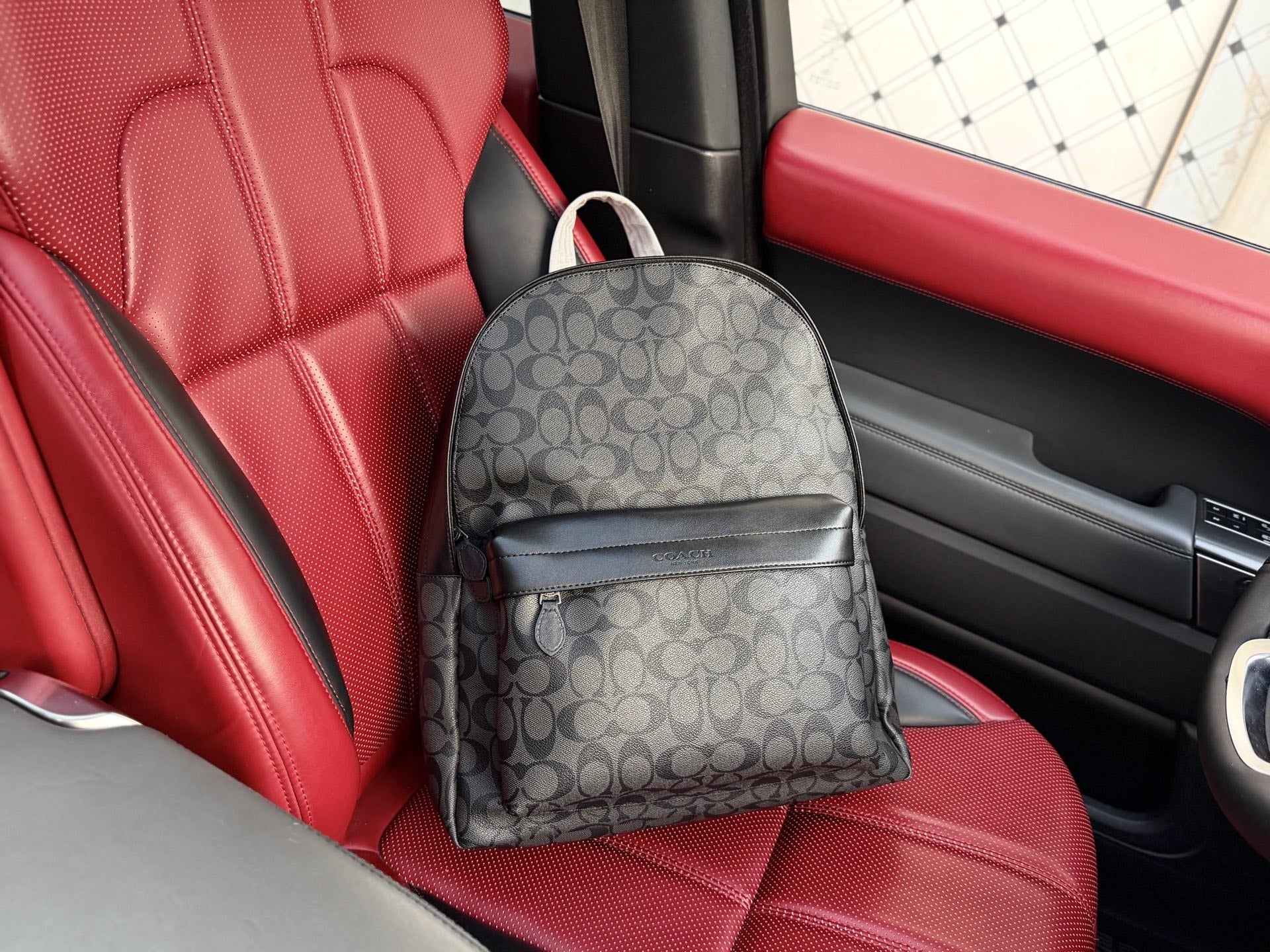 Coach Logo Backpack