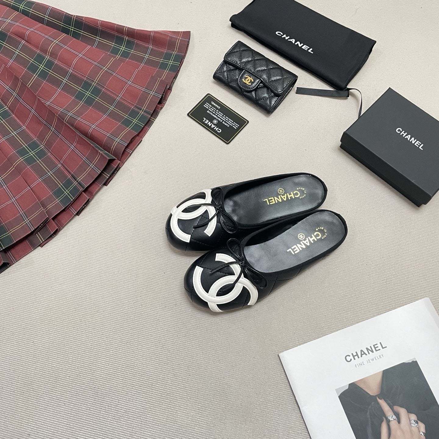 Chanel Leather Ballet Flats