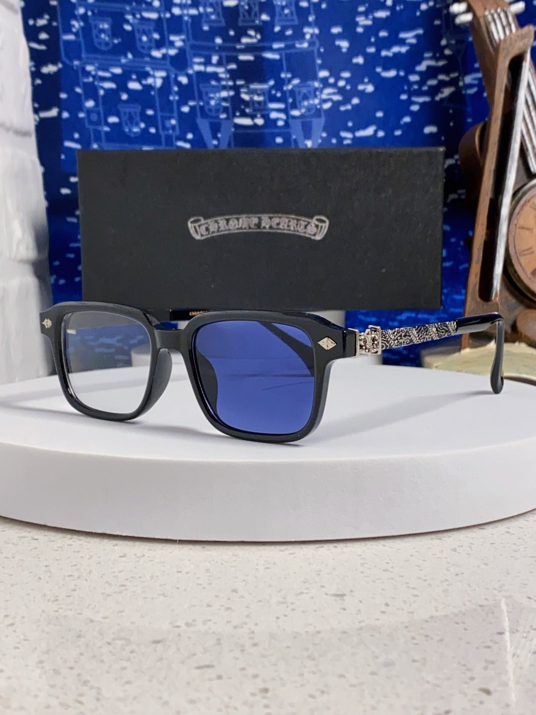 Chrome Hearts Vintage-Finish Sunglasses