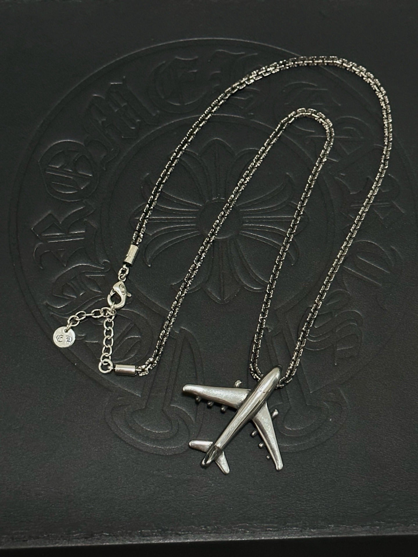 Chrome Hearts Sterling Silver Cross Necklace