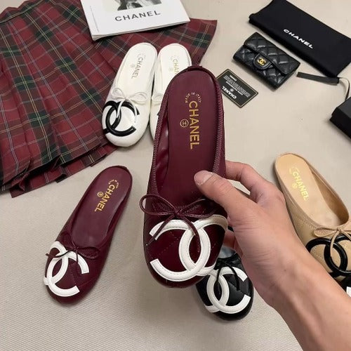 Chanel Leather Ballet Flats