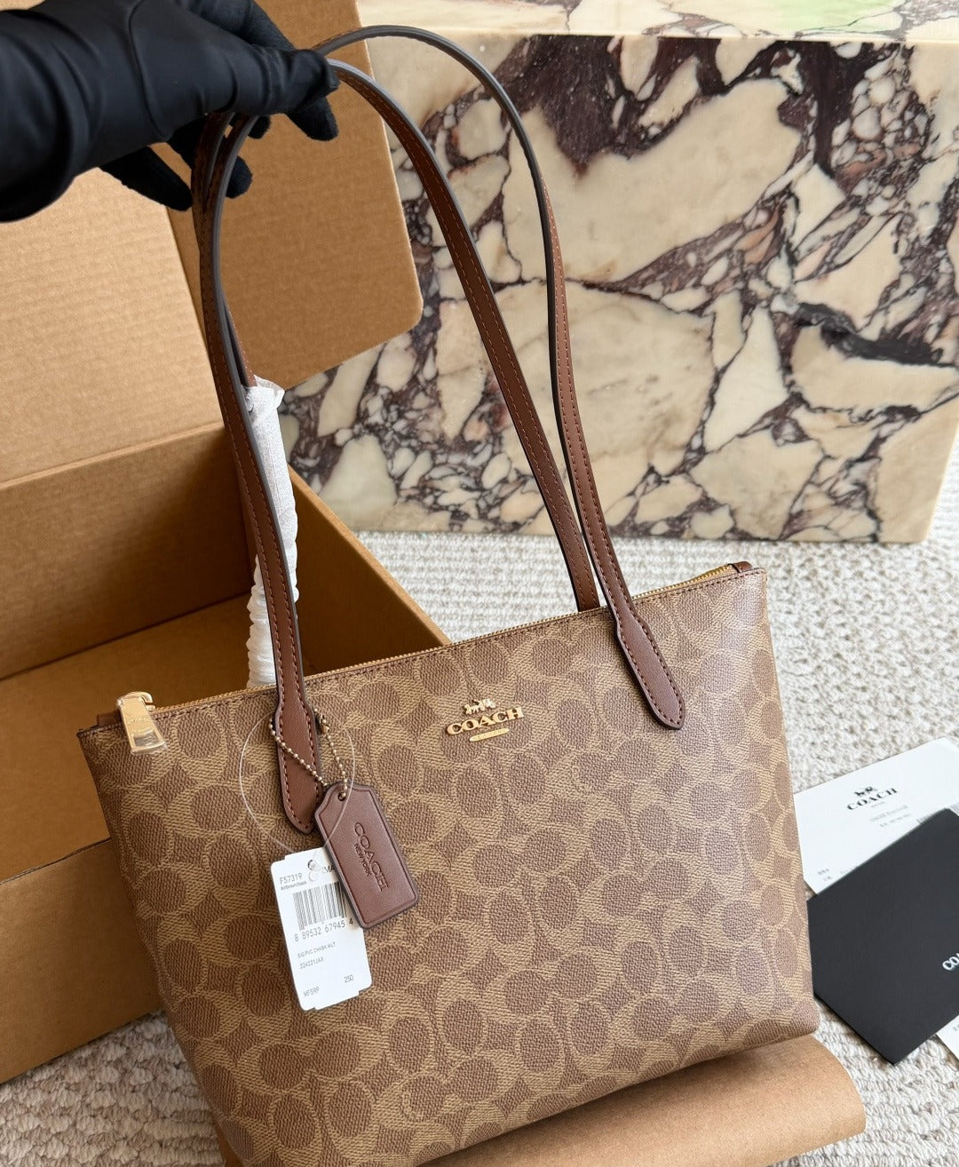 Coach Zip Tote Bag