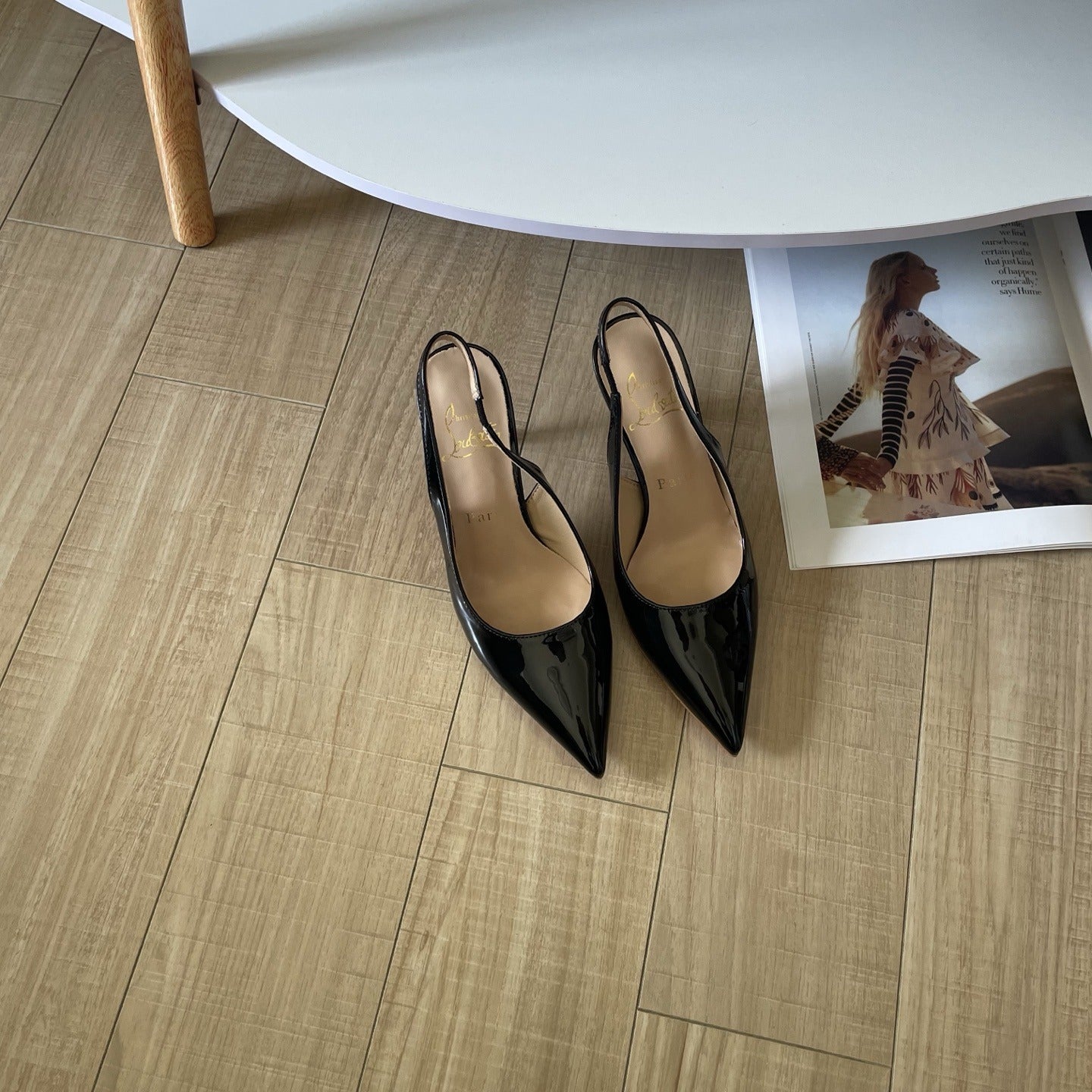 Christian Louboutin Lambskin Leather Heels
