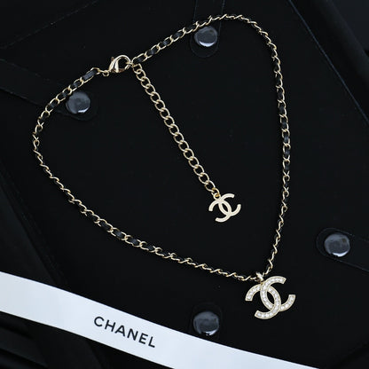 Chanel Logo Necklace