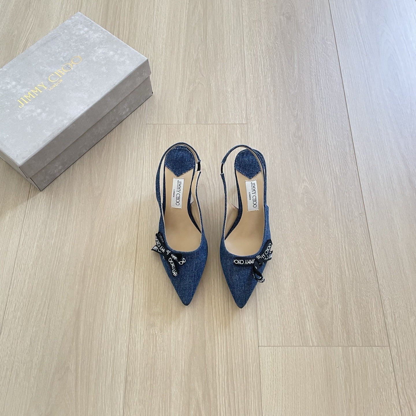 Jimmy Choo Patent Leather Bow Sandals