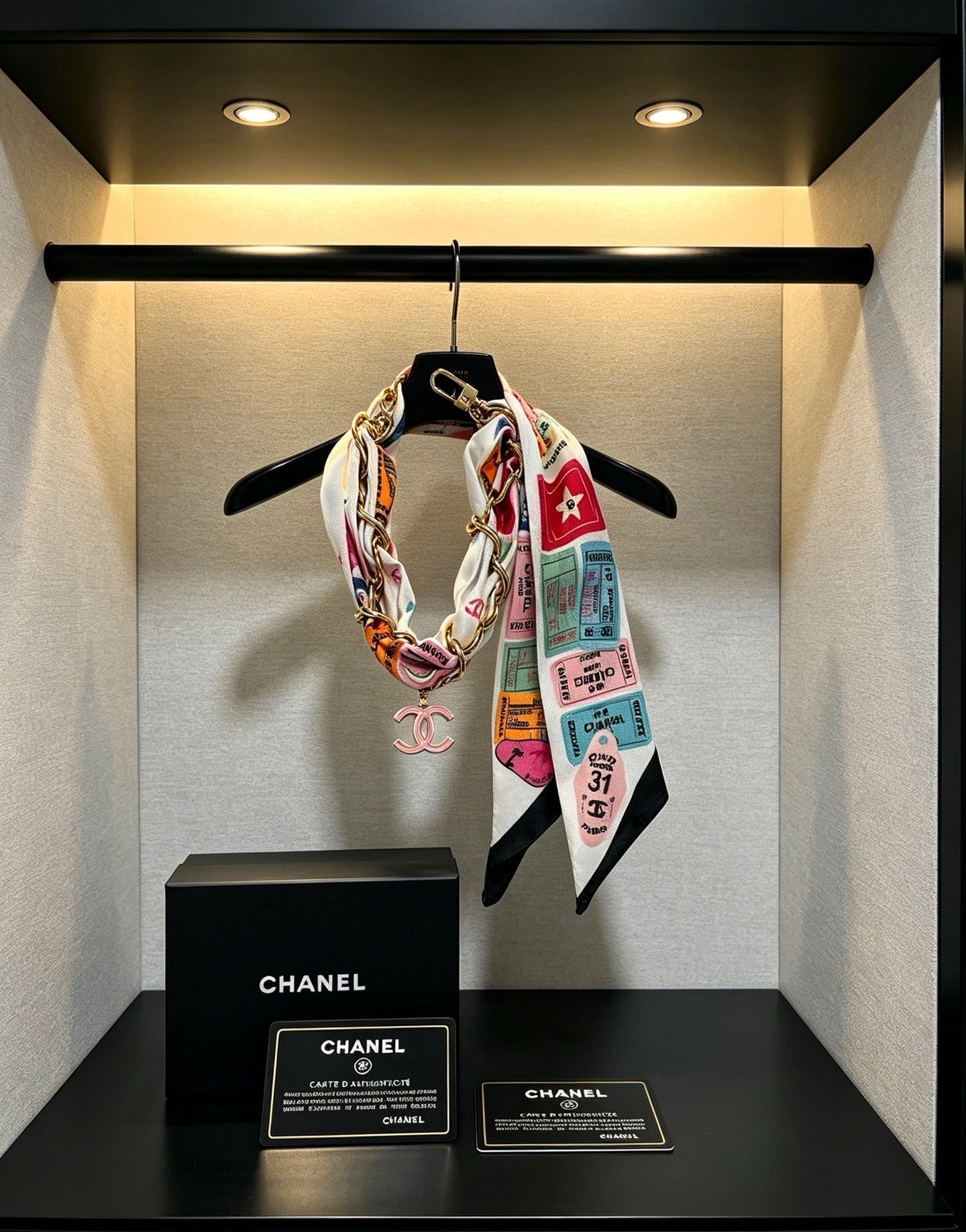 Chanel Vintage-Finish Keychain