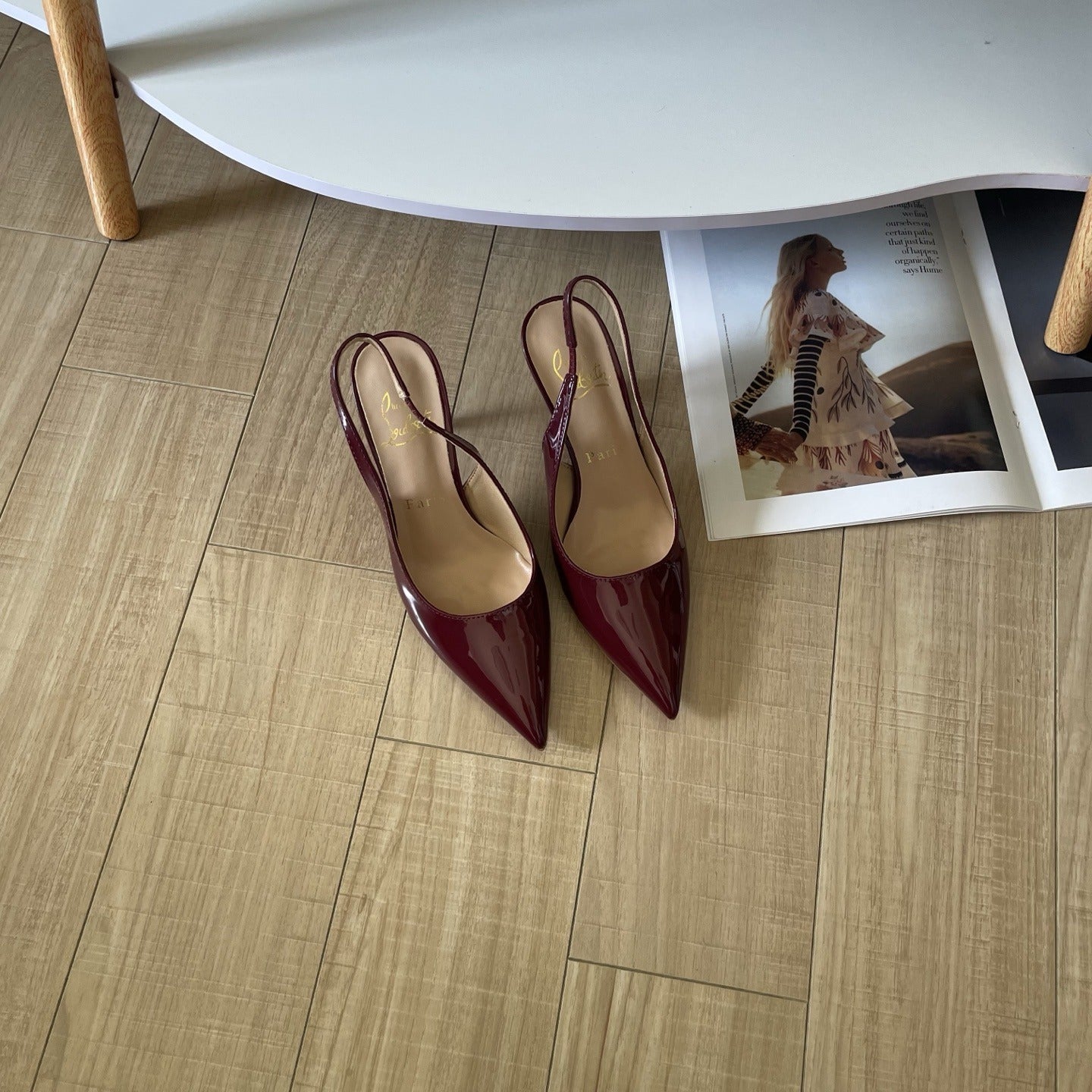 Christian Louboutin Lambskin Leather Heels