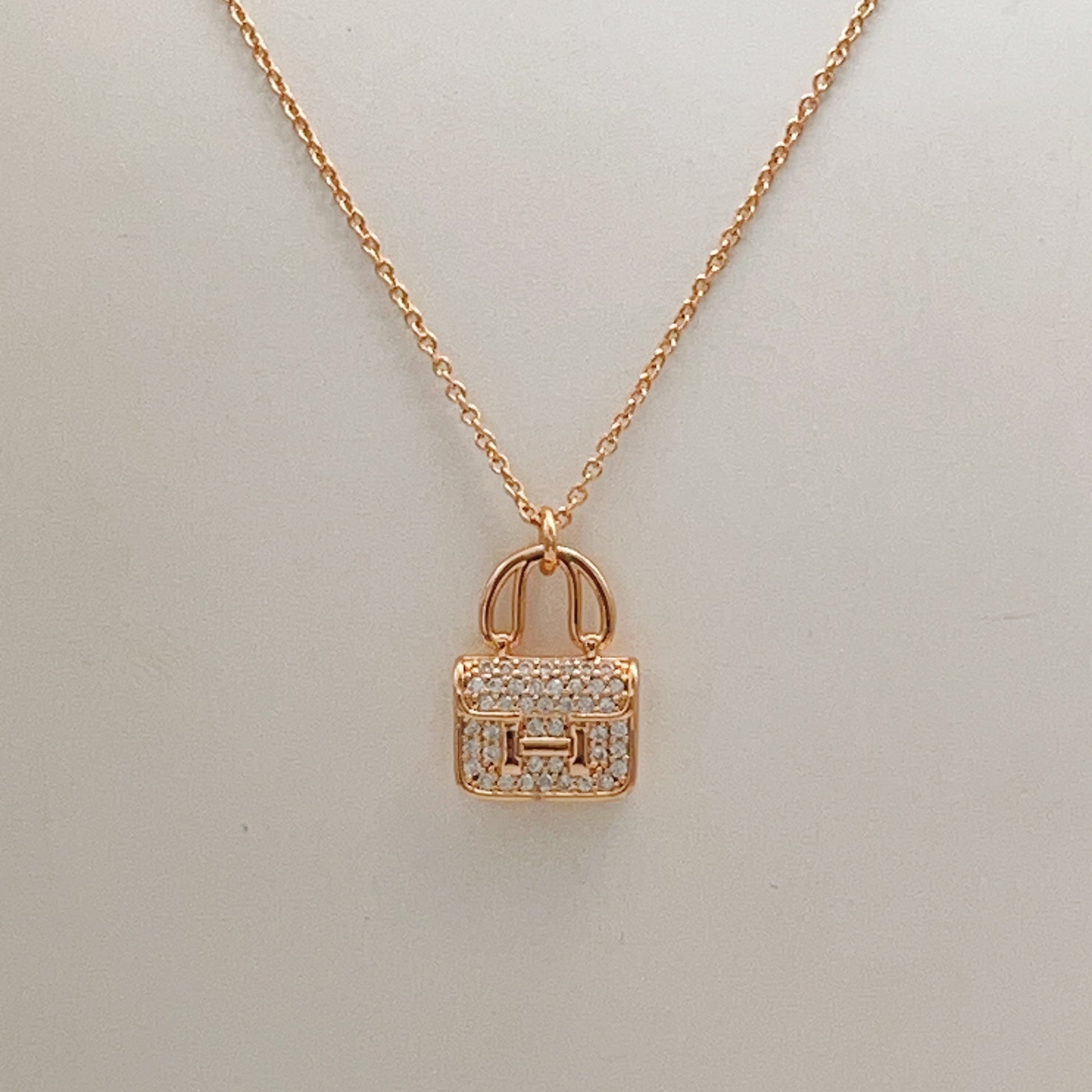 Hermes Brass Necklace