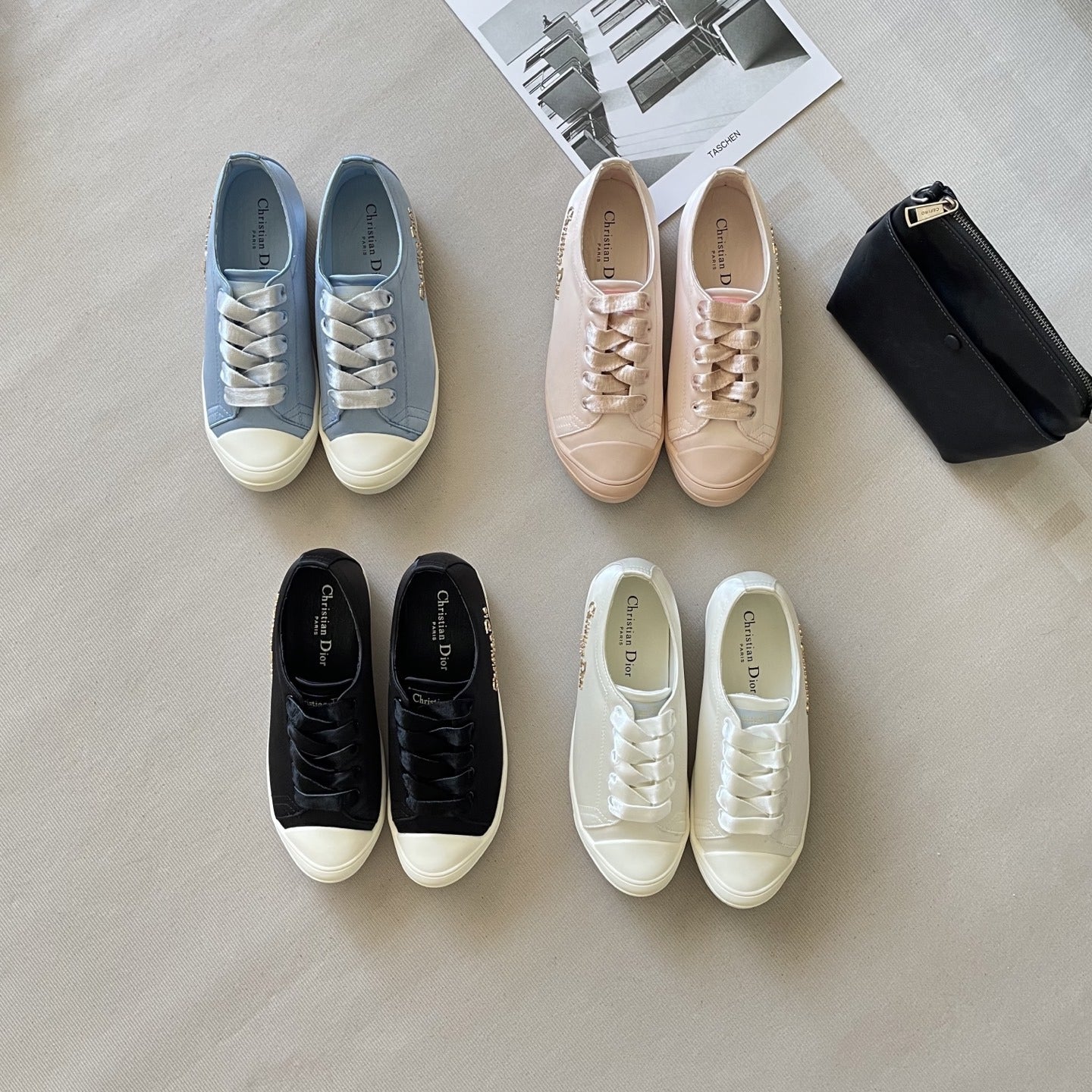 Dior Leather Logo Sneakers
