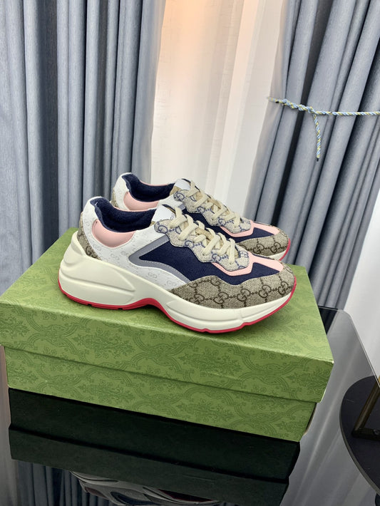 Gucci Lambskin Leather Sneakers