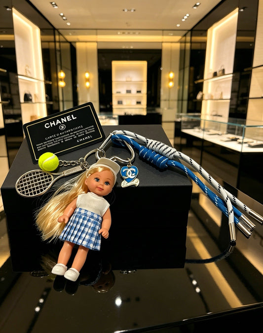 Chanel Vintage-Finish Keychain