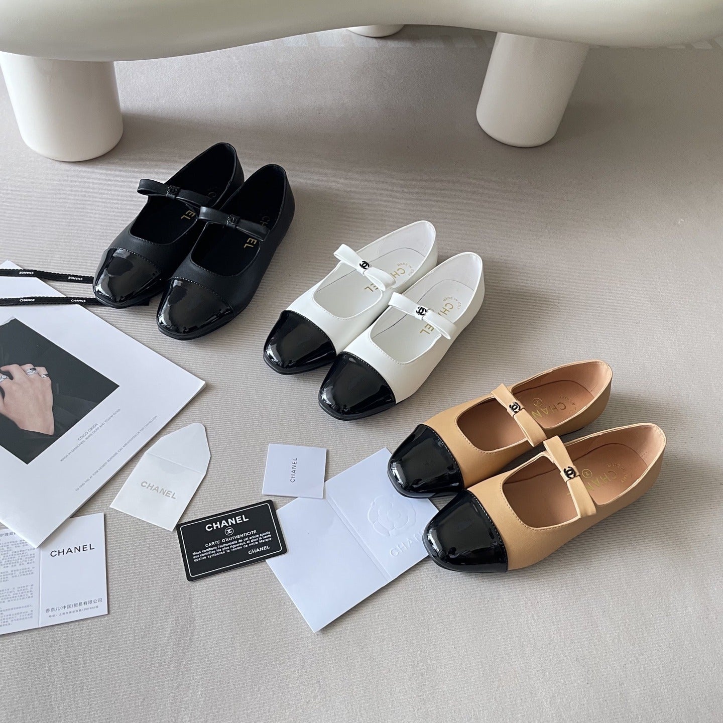 Chanel Leather Square Toe Shoes