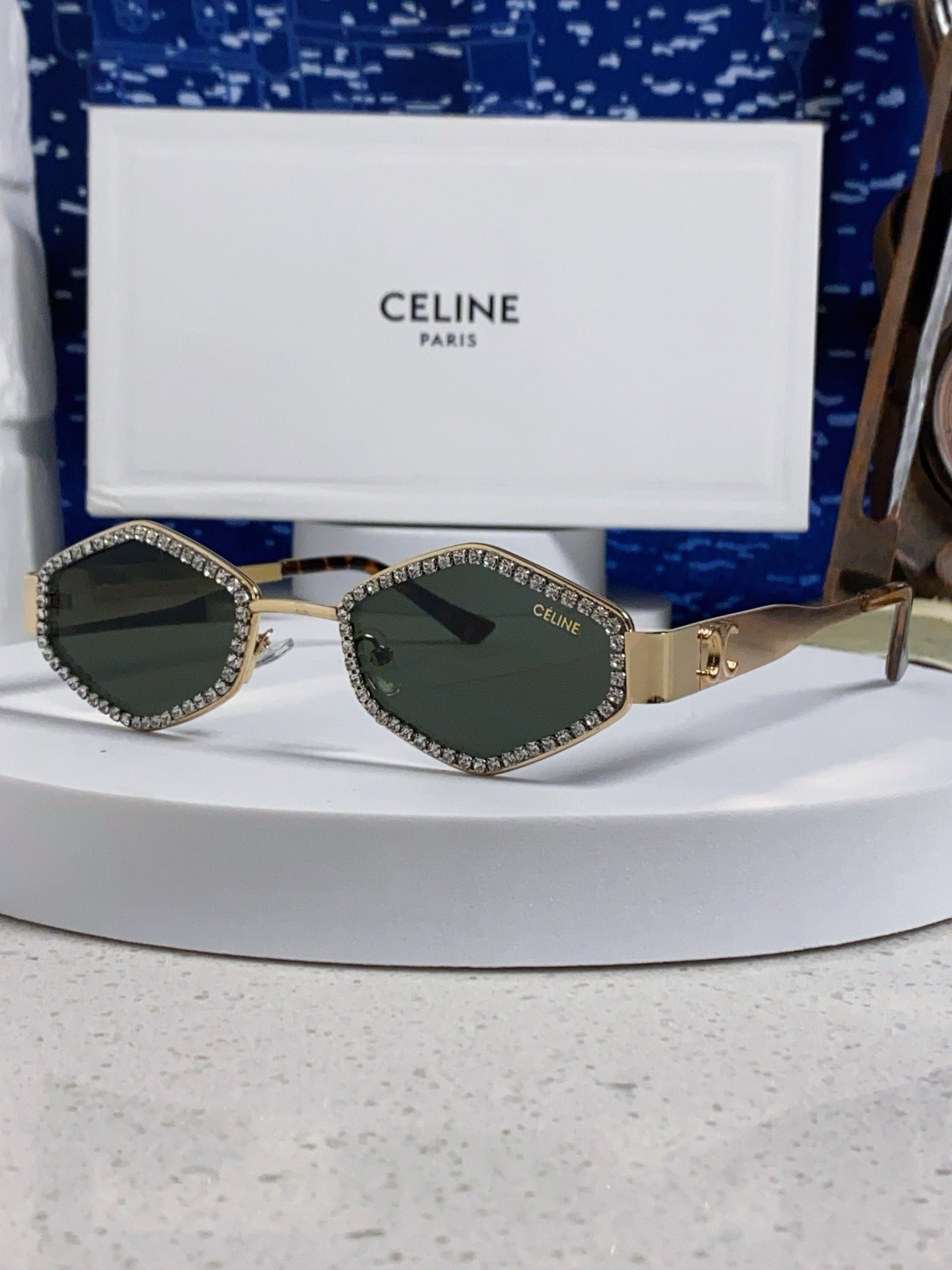 Celine Vintage-Finish Sunglasses