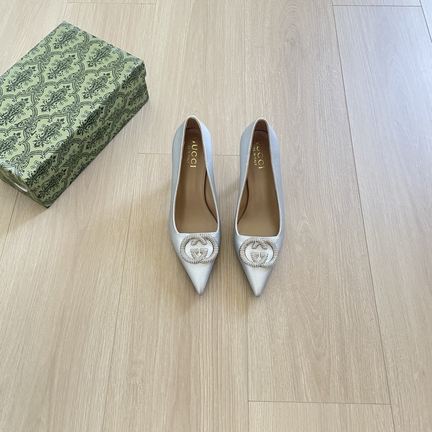 Gucci Crystal Heels