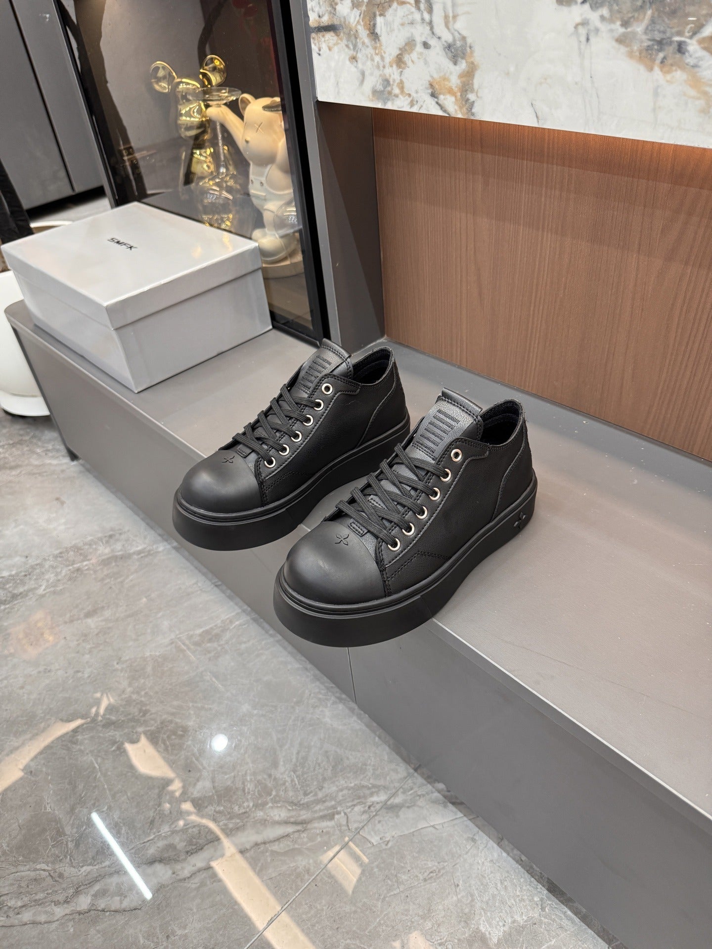 Unbranded Lambskin Leather Printed Shoes