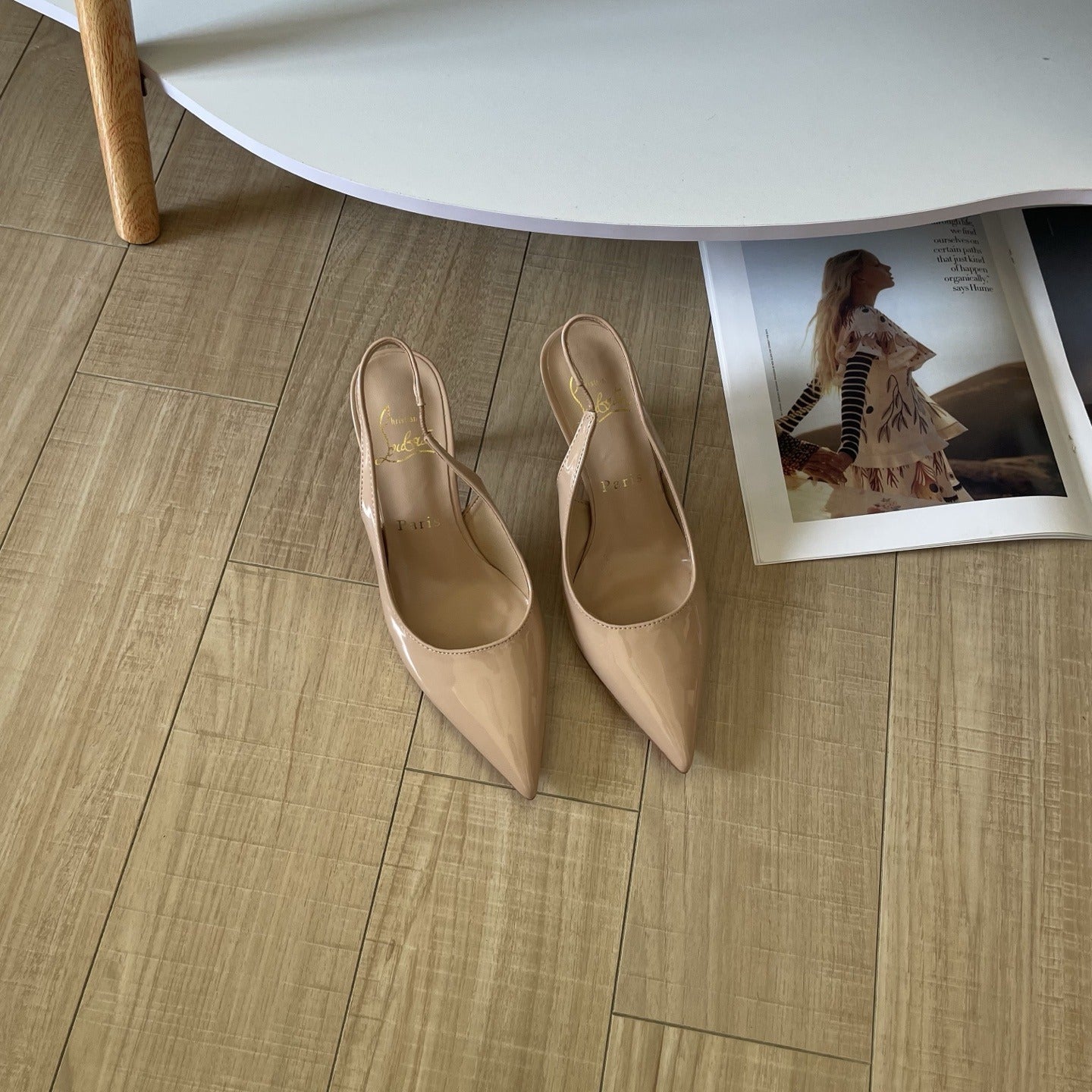 Christian Louboutin Lambskin Leather Heels