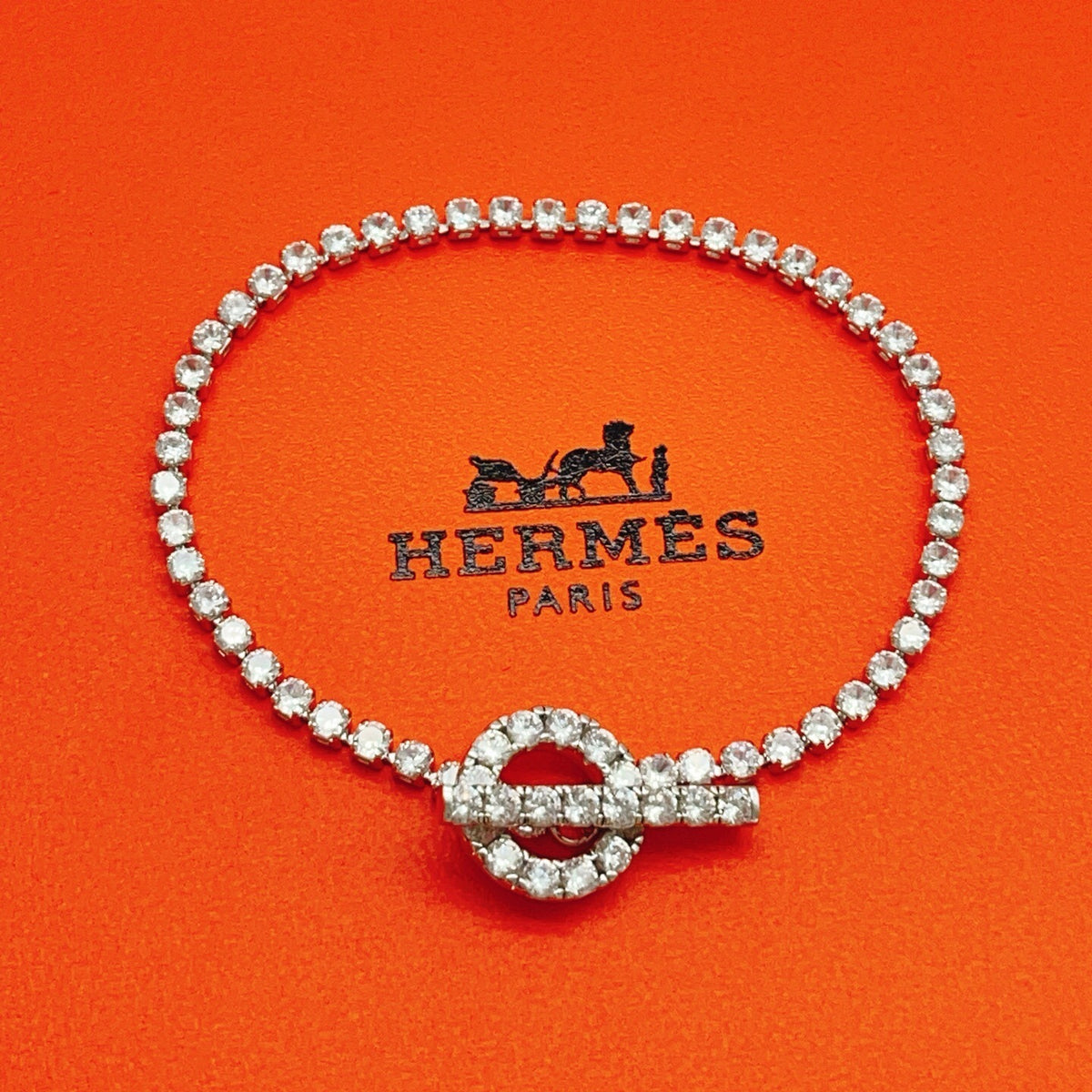 Hermes Silver Brass Bracelet