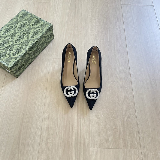 Gucci Crystal Heels