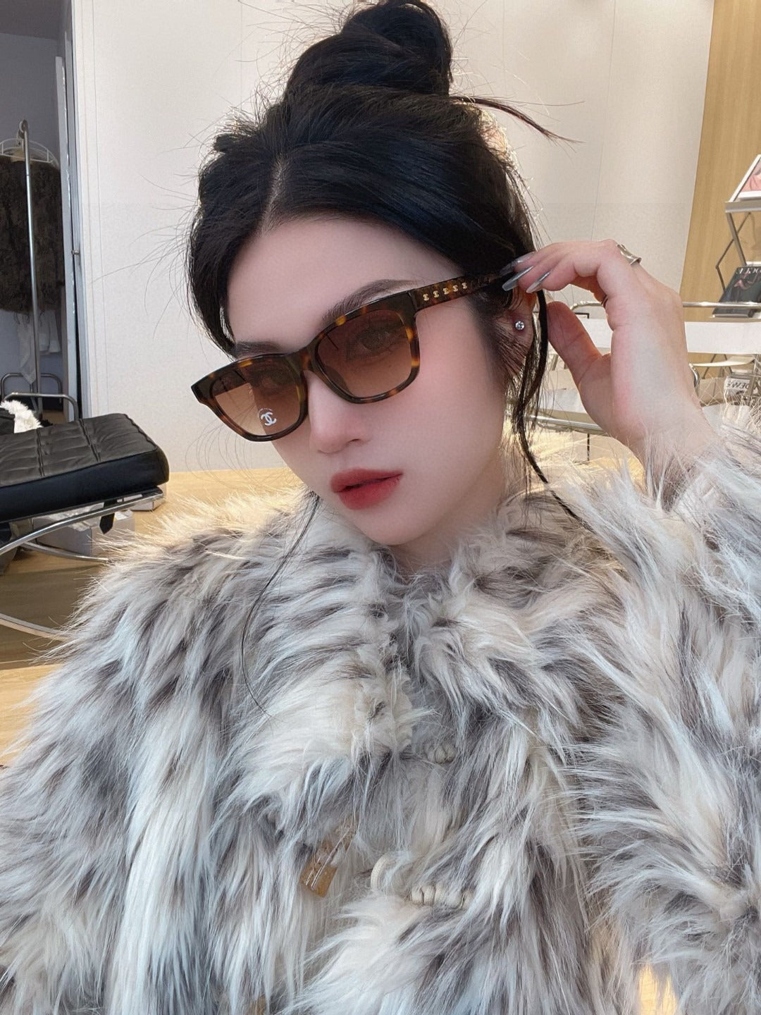 Chanel Logo Sunglasses