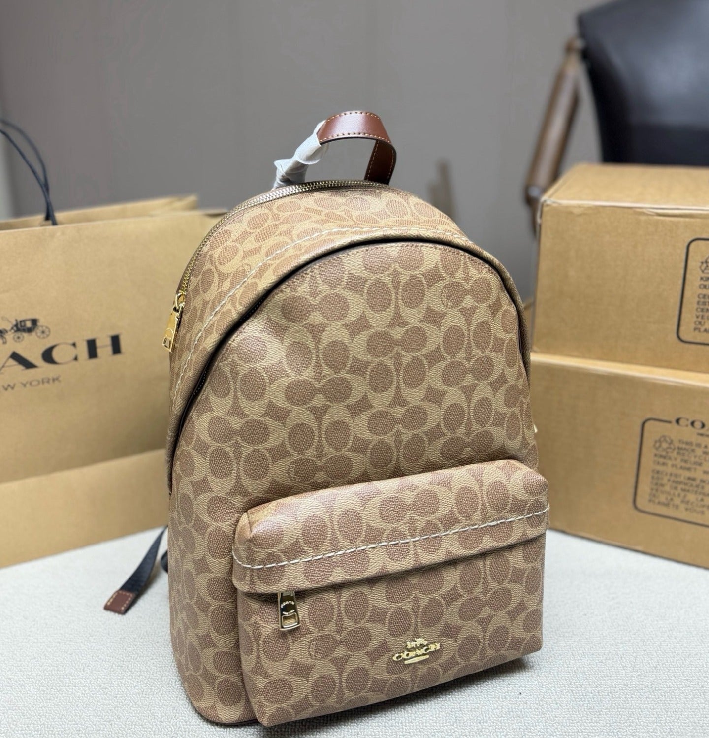 Coach Vintage-Finish Backpack