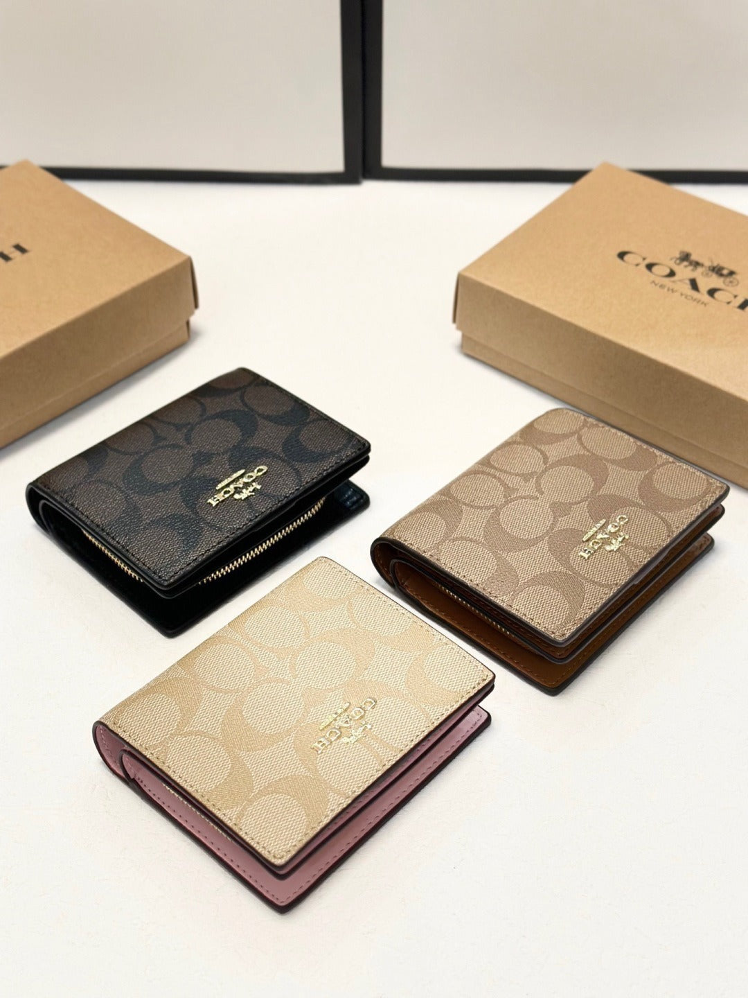 Coach Black Leather Wallet
