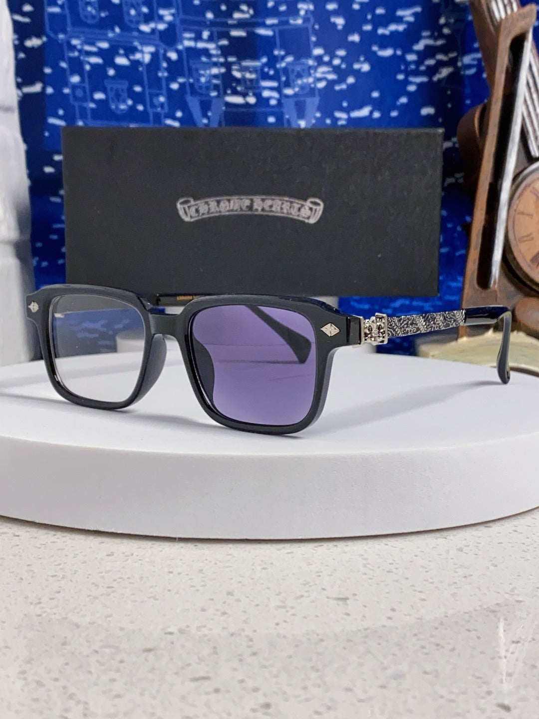Chrome Hearts Vintage-Finish Sunglasses