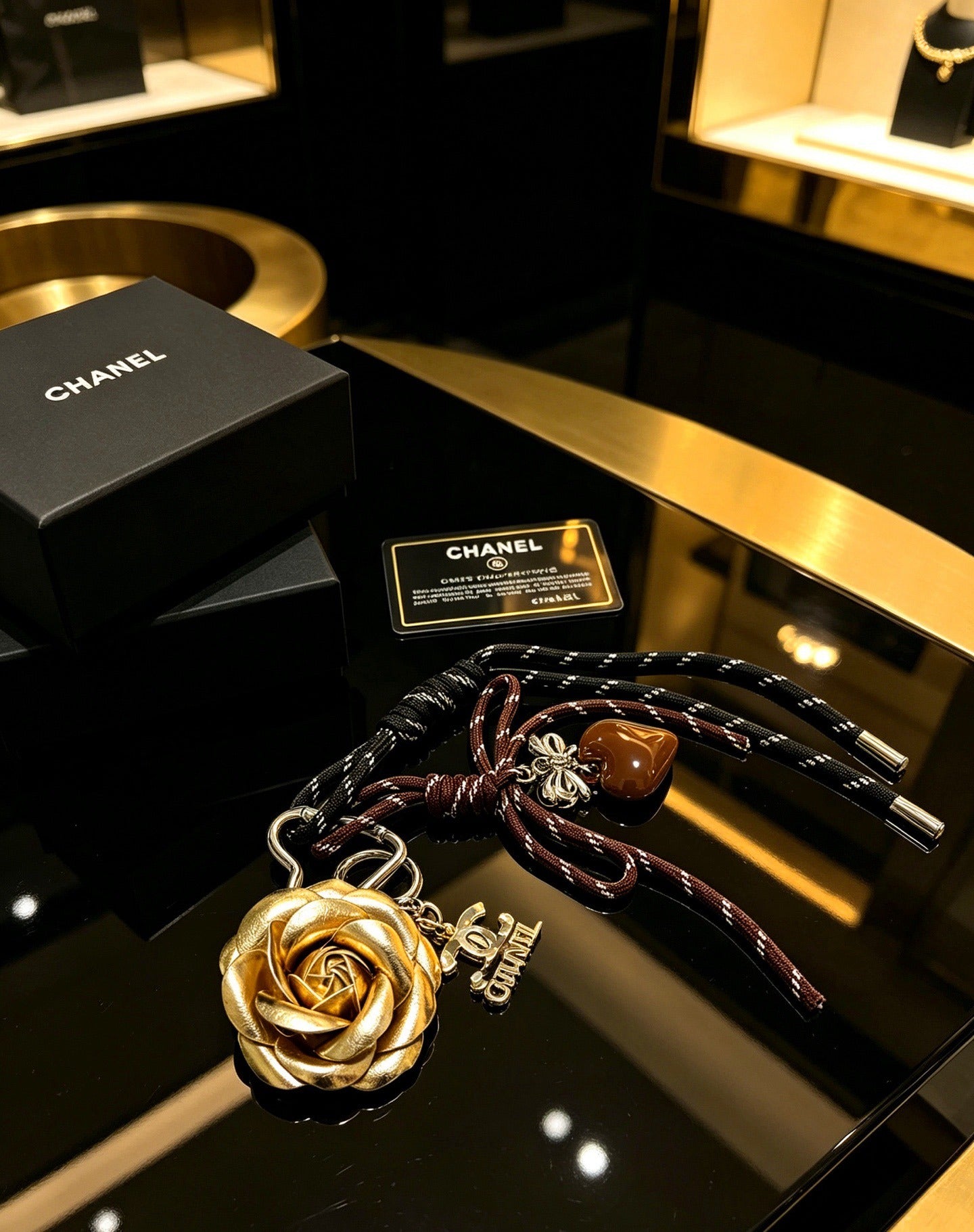 Chanel Vintage-Finish Keychain