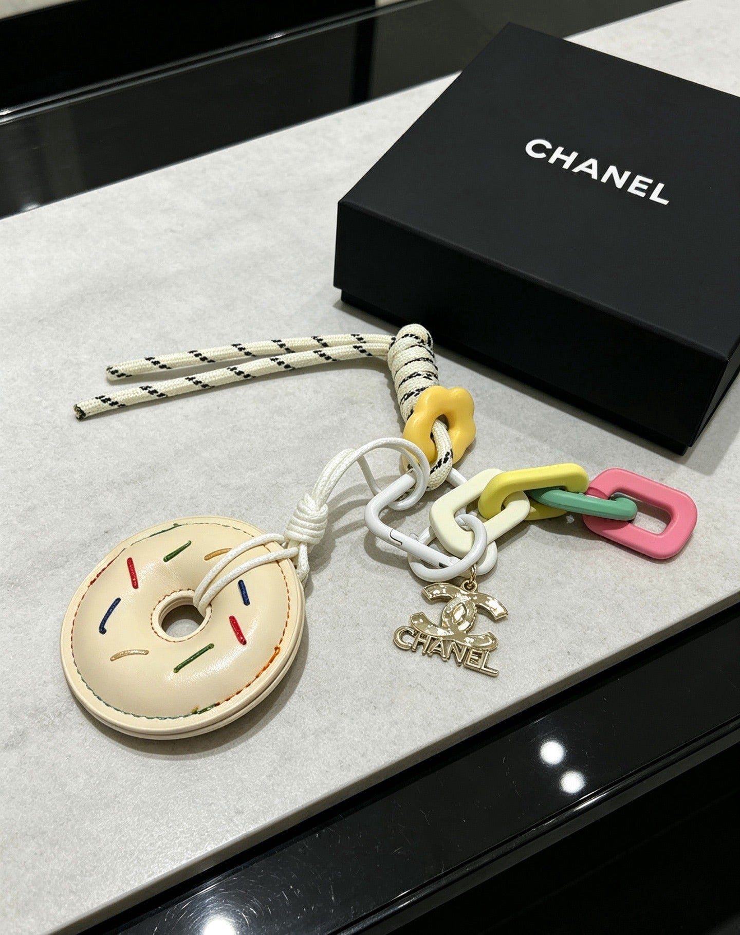 Chanel Vintage-Finish Keychain