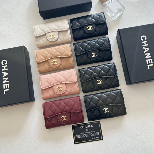 Chanel Lambskin Leather Card Holder