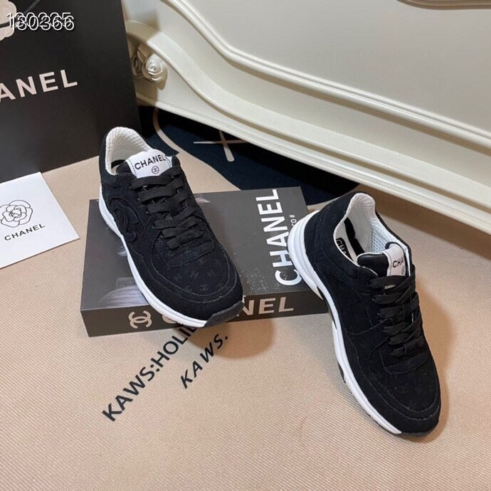 Chanel Leather Logo Shoes