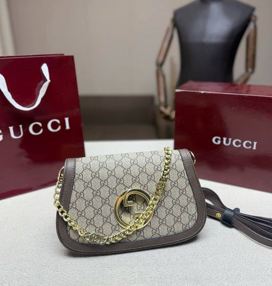 Gucci Leather Blondie Shoulder Bag
