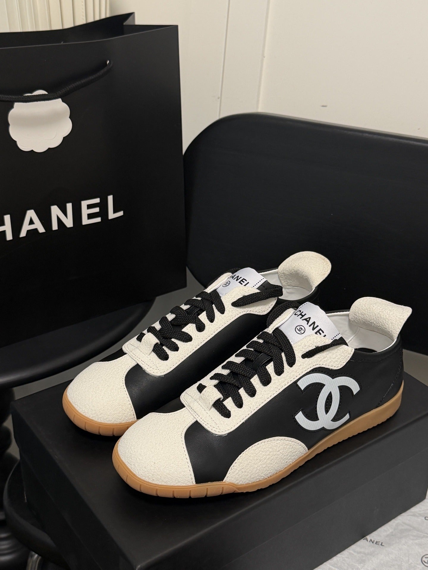 Chanel Leather Sneakers