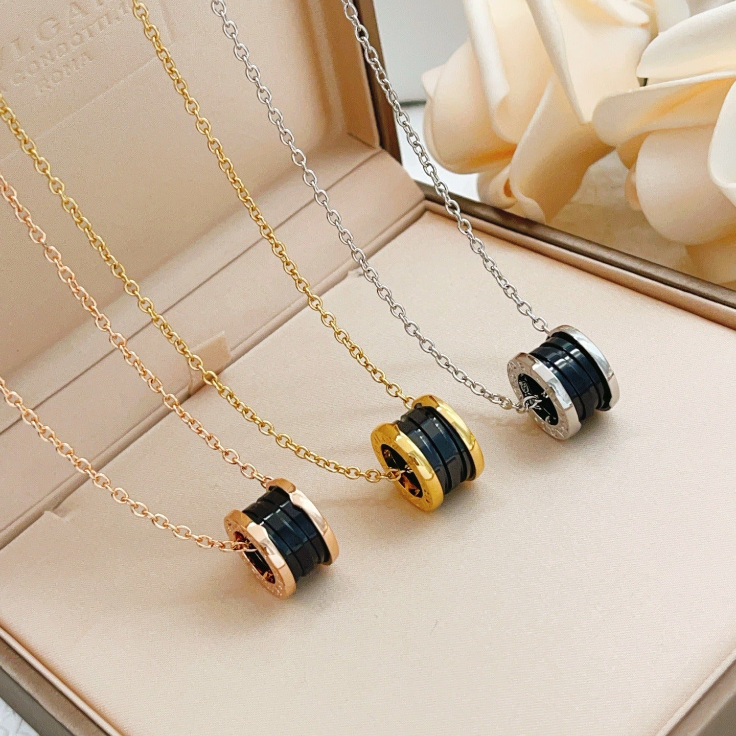 Bvlgari Silver Brass Necklace