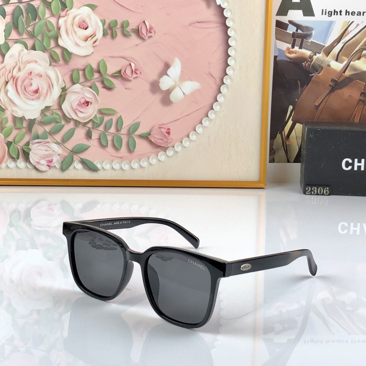 Chanel Vintage-Finish Sunglasses