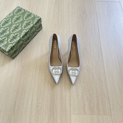 Gucci Crystal Heels