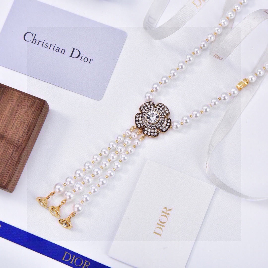 Dior Brass Necklace